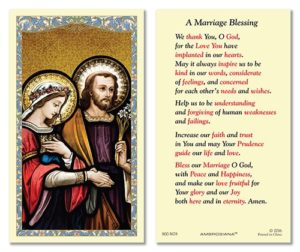 Wedding at Cana – Marriage Blessing Holy Card | Rome Inspirations