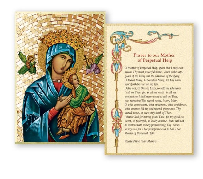 Our Lady of Perpetual Help Mosaic Plaque | Rome Inspirations